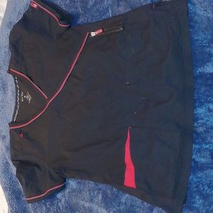 Medium Black Koi Lite Scrub top